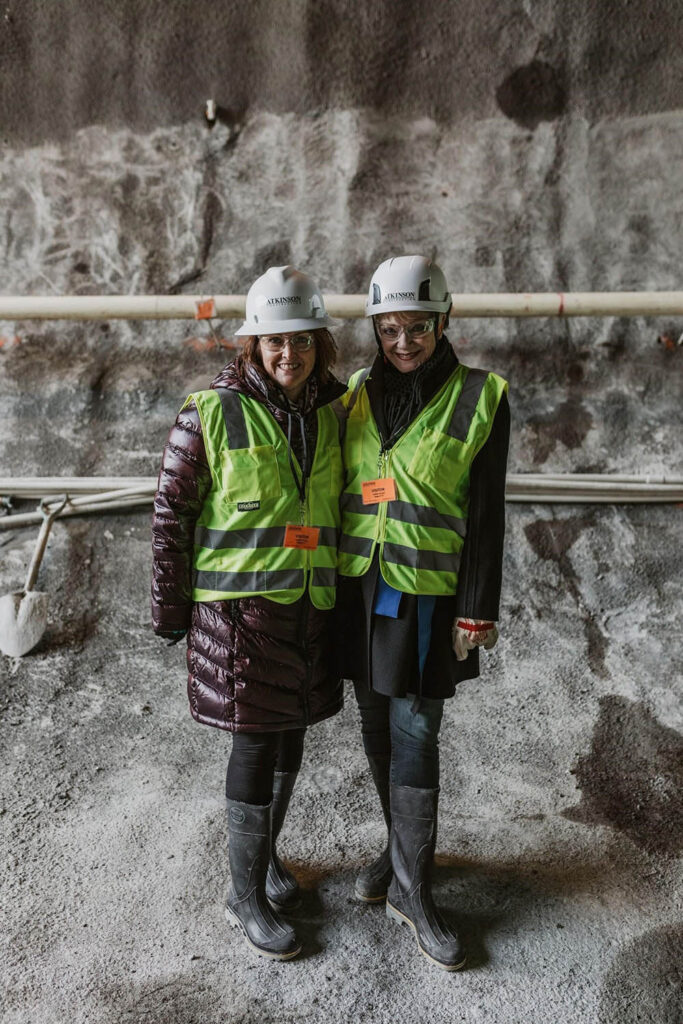 K2OHSOLUTIONS Partners (Kathy & Kathy) on site at the Big Bertha Tunnel in Seattle